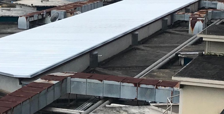 Manutenção de telhados industriais